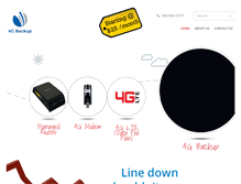 Tablet Screenshot of 4gbackup.com